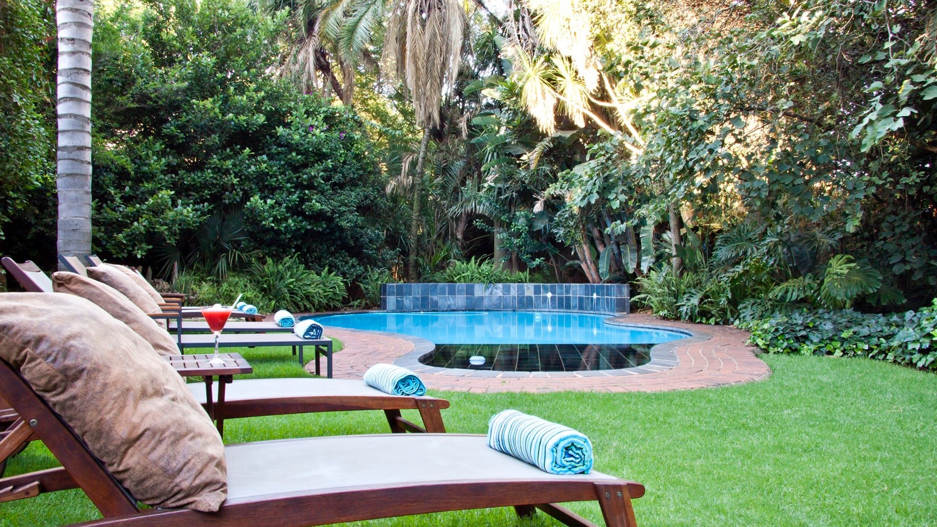 African Rock Hotel Pool Area